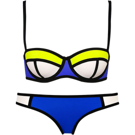 GLove Bright Diving Suit Material-neoprene Bikini Set